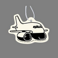 Paper Air Freshener Tag W/ Tab - Short Airplane